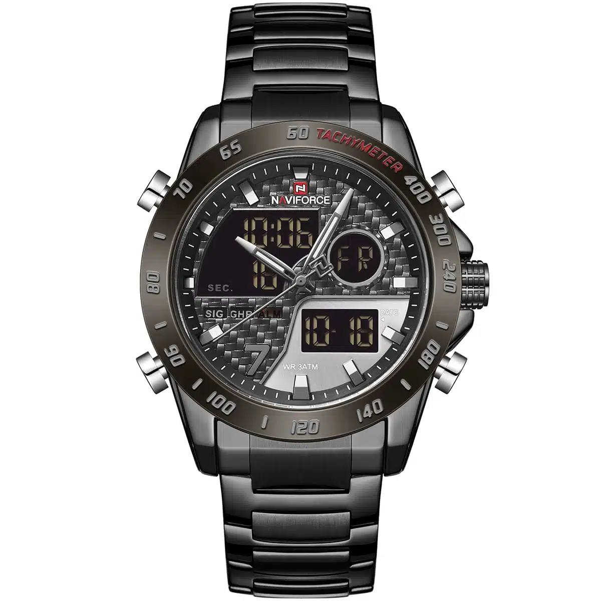NAVIFORCE Green Dial Chronograph Sport Watch ⌚🟢✨