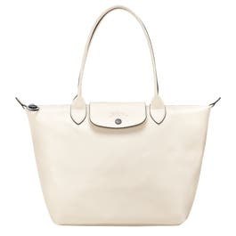 Longchamp Inspired Soft PU Leather Essential Black Tote