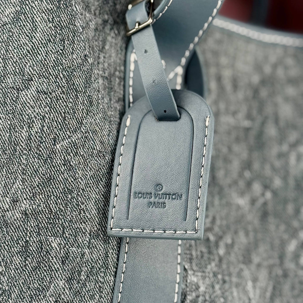 Louis Vuitton Monogram Denim Tote with Detachable Strap
