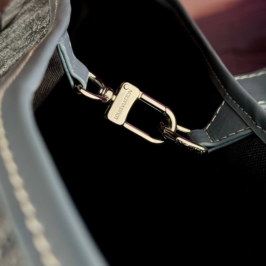 Louis Vuitton Monogram Denim Tote with Detachable Strap