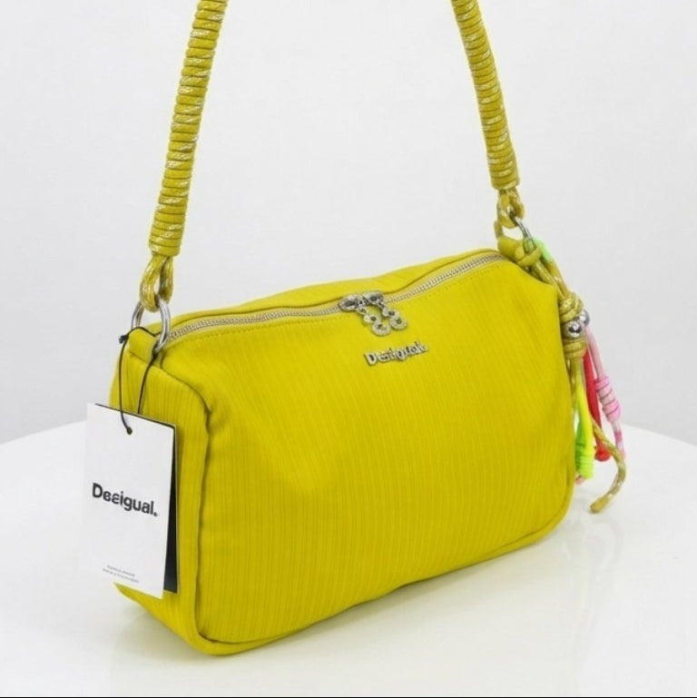 Desigual Pleated Mirror Bag in Vibrant Red
