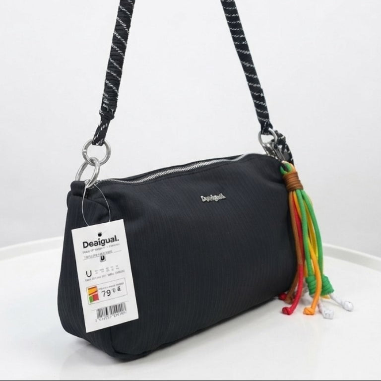 Desigual Pleated Mirror Bag in Vibrant Red
