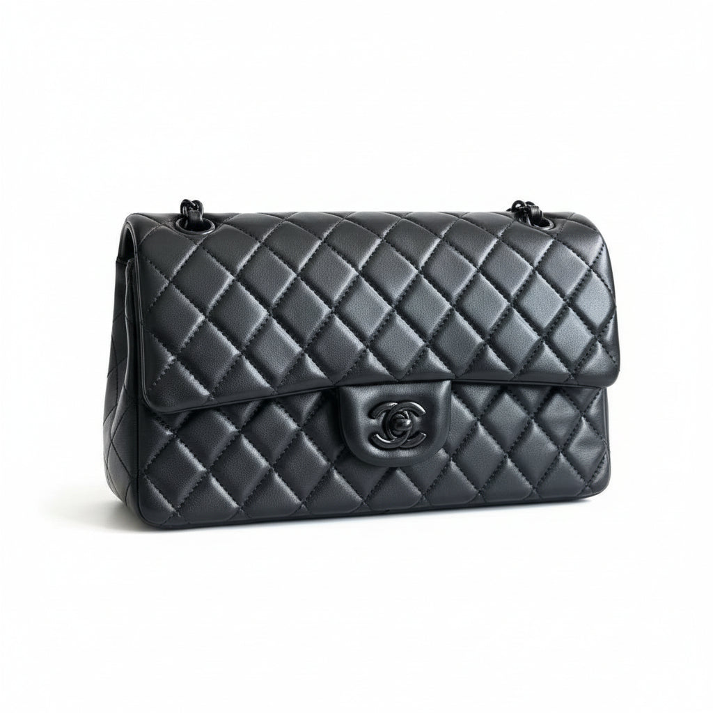 Chanel Quilted Flap Bag with Signature Chain Strap
