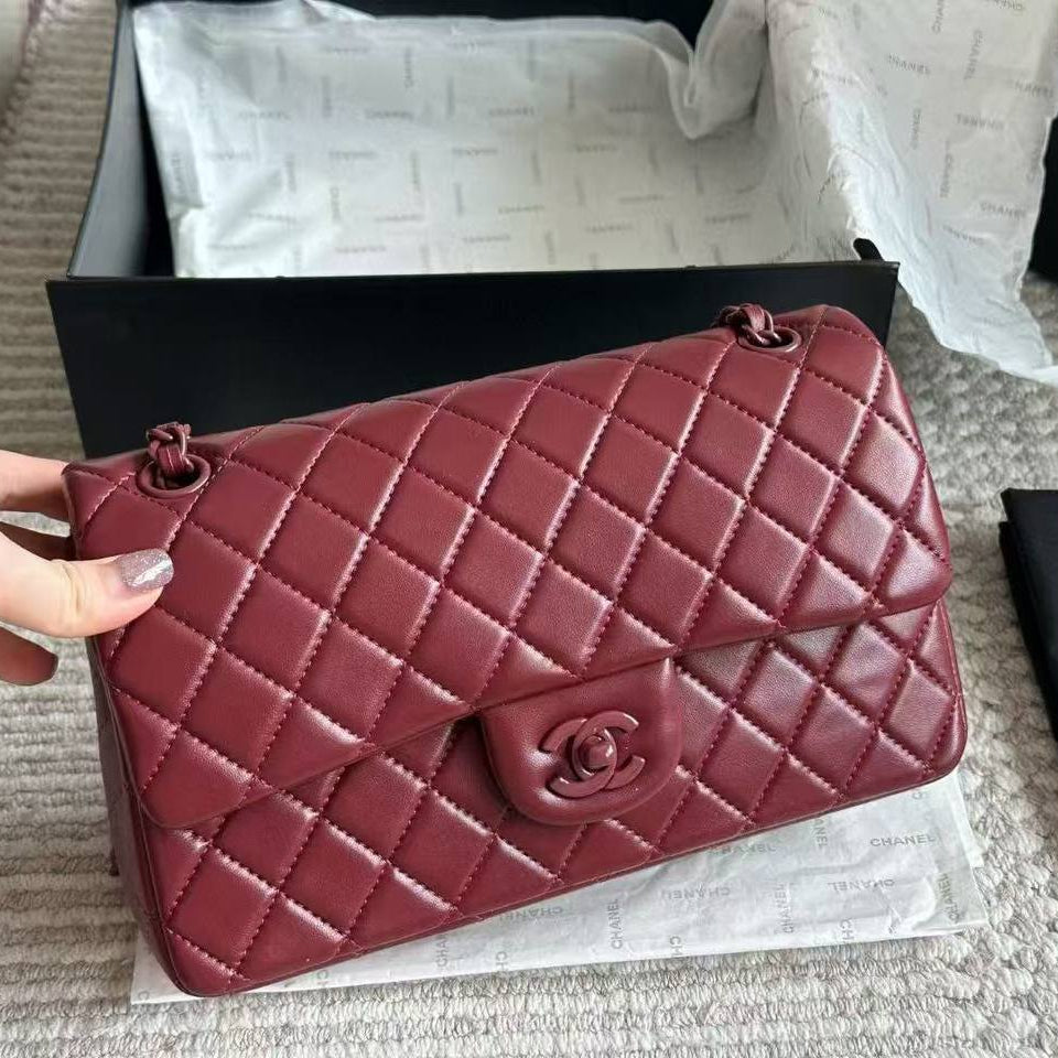 Chanel Quilted Flap Bag with Signature Chain Strap