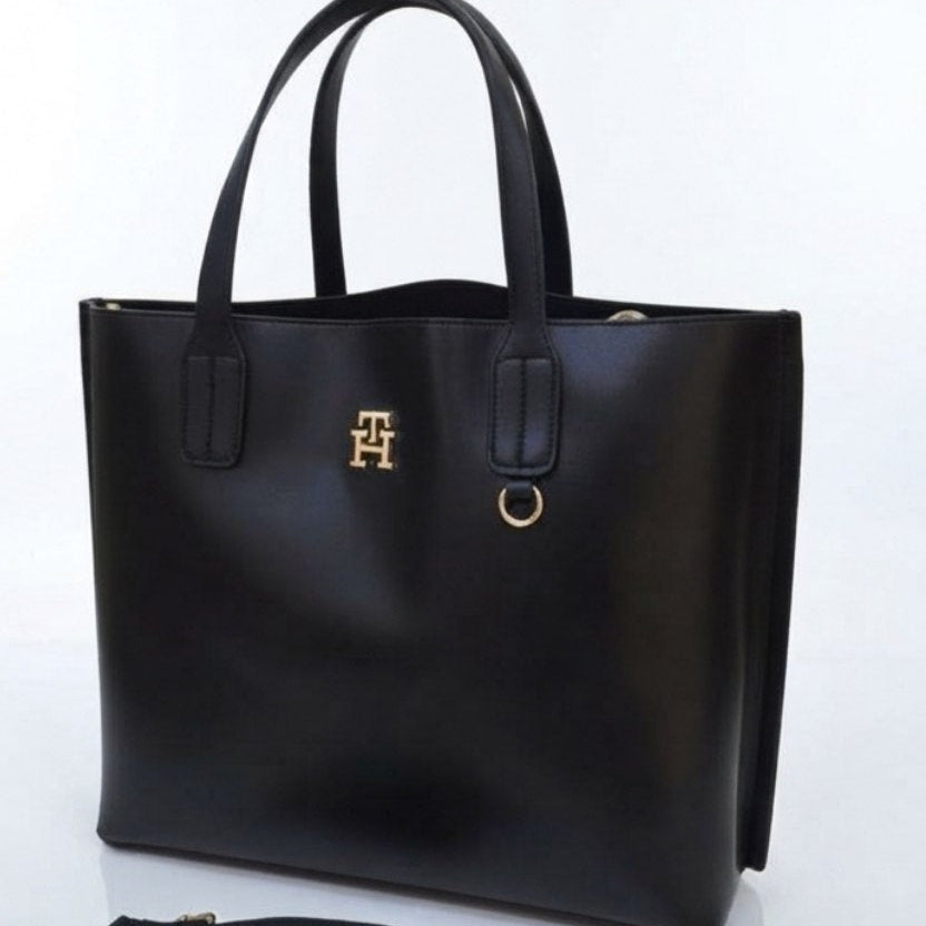 Tommy Hilfiger Mirror Original Light Blue Crossbody Tote Bag