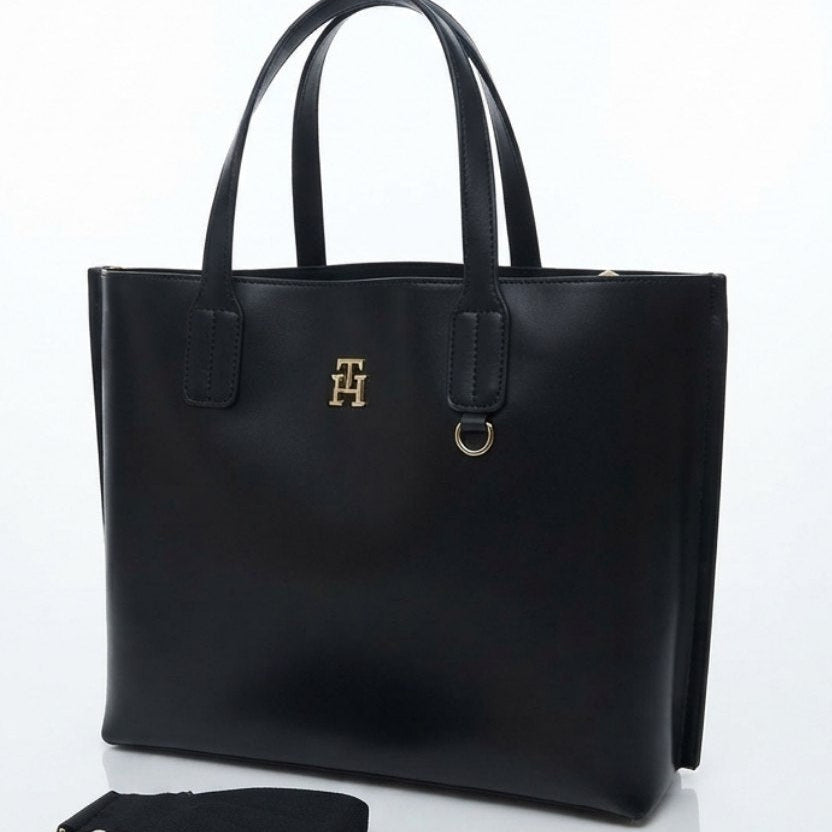 Tommy Hilfiger Mirror Original Light Blue Crossbody Tote Bag
