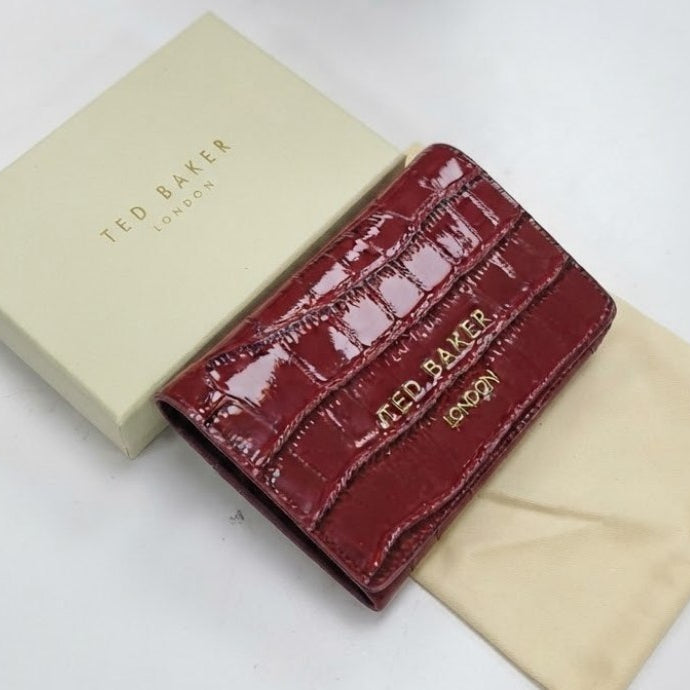 Ted Baker Crocodile Texture Mirror Wallet