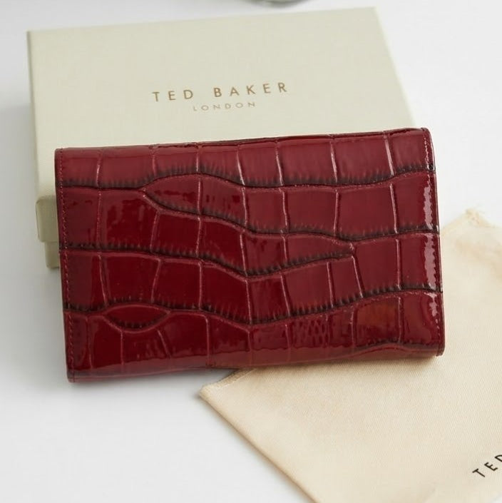 Ted Baker Crocodile Texture Mirror Wallet