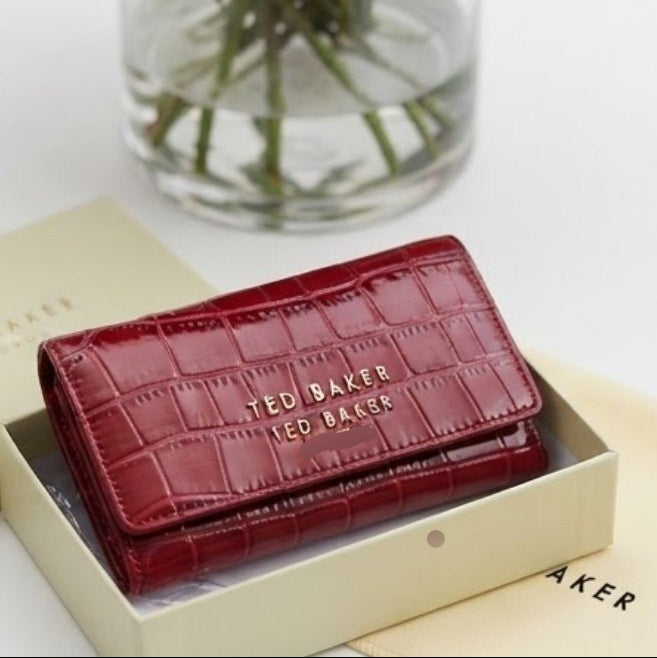 Ted Baker Crocodile Texture Mirror Wallet