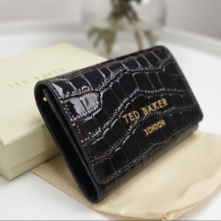 Ted Baker Crocodile Texture Mirror Wallet