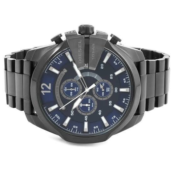 Diesel Only The Brave Chronograph Watch in Dark Grey Stainless Steel