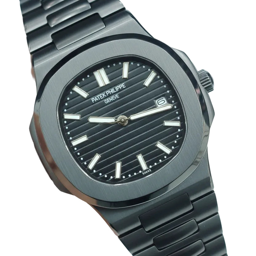 Patek Philippe Nautilus All-Black Ceramic Sports Watch ⌚🖤💎