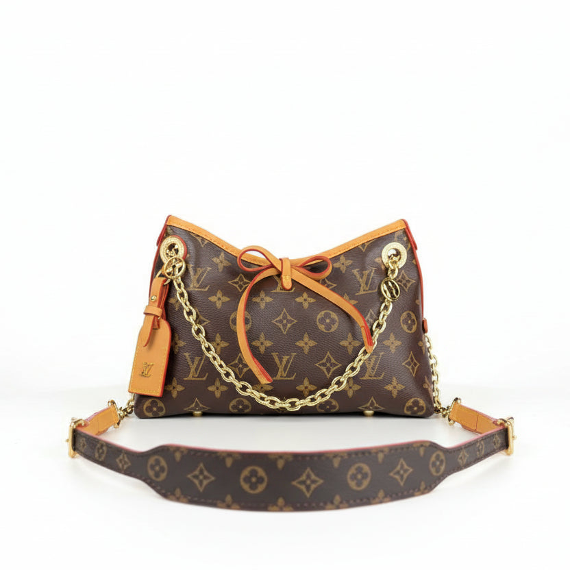 Louis Vuitton Monogram Vavin Hobo Bag with Gold Chain Detail 👜✨🎀