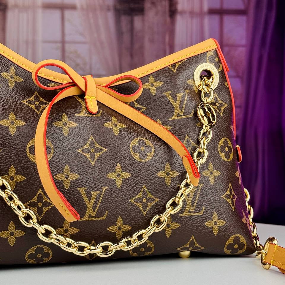Louis Vuitton Monogram Vavin Hobo Bag with Gold Chain Detail 👜✨🎀