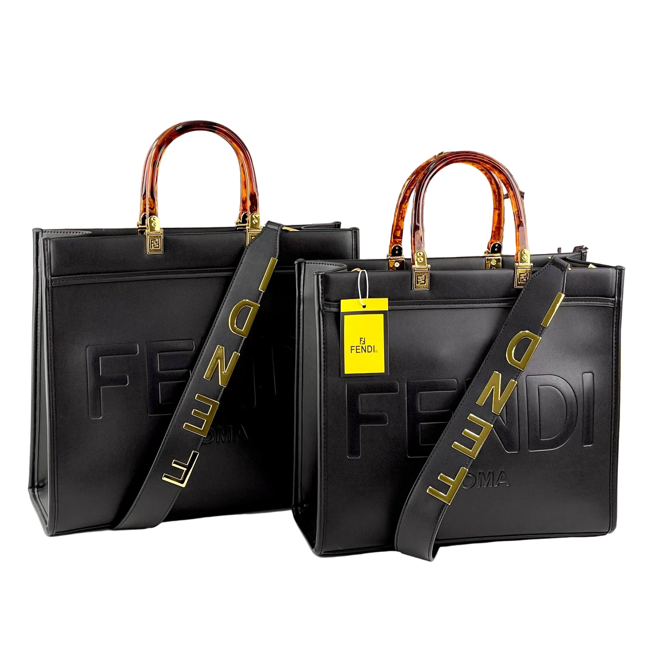 Fendi Black Tote Bag 🖤 Chic Carryall