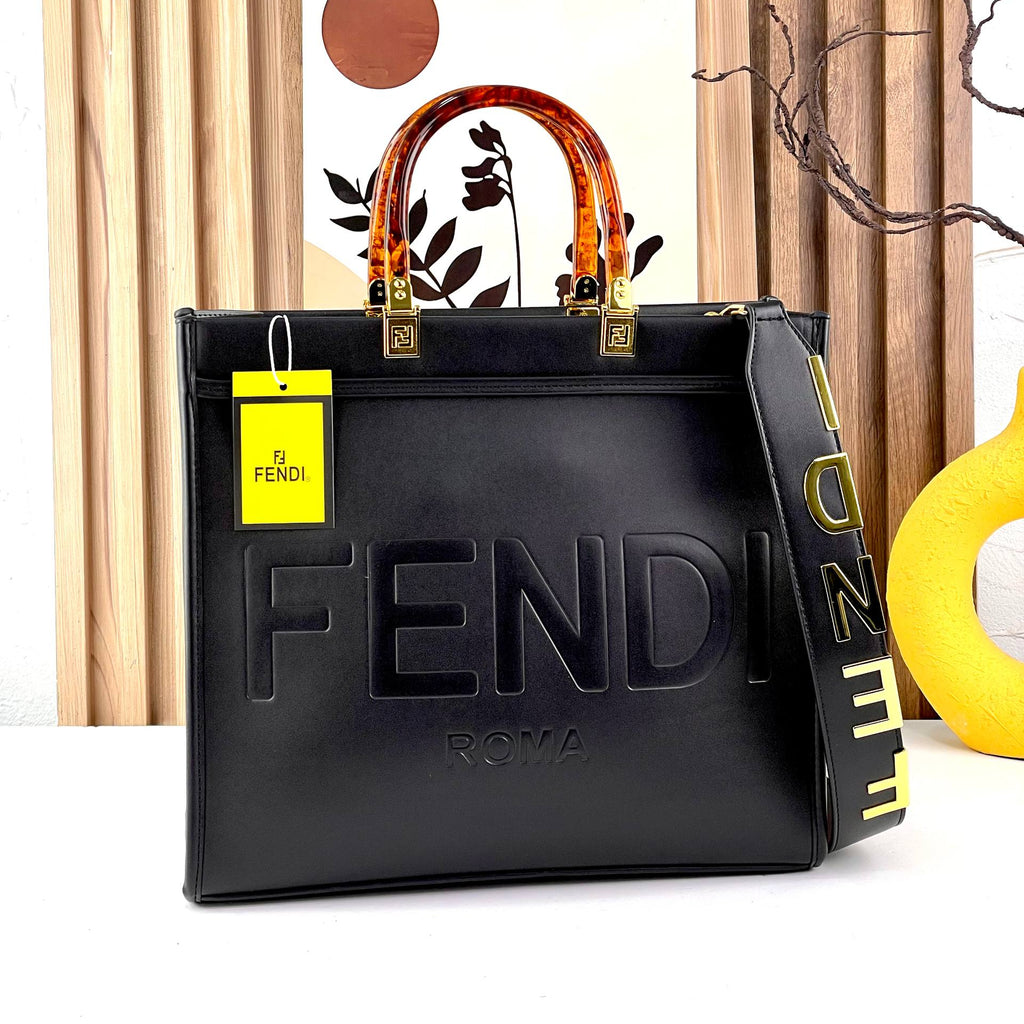 Fendi Black Tote Bag 🖤 Chic Carryall
