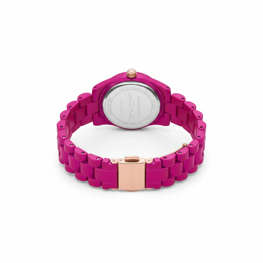 Michael Kors Pink Stainless Steel Watch 🌸⌚✨