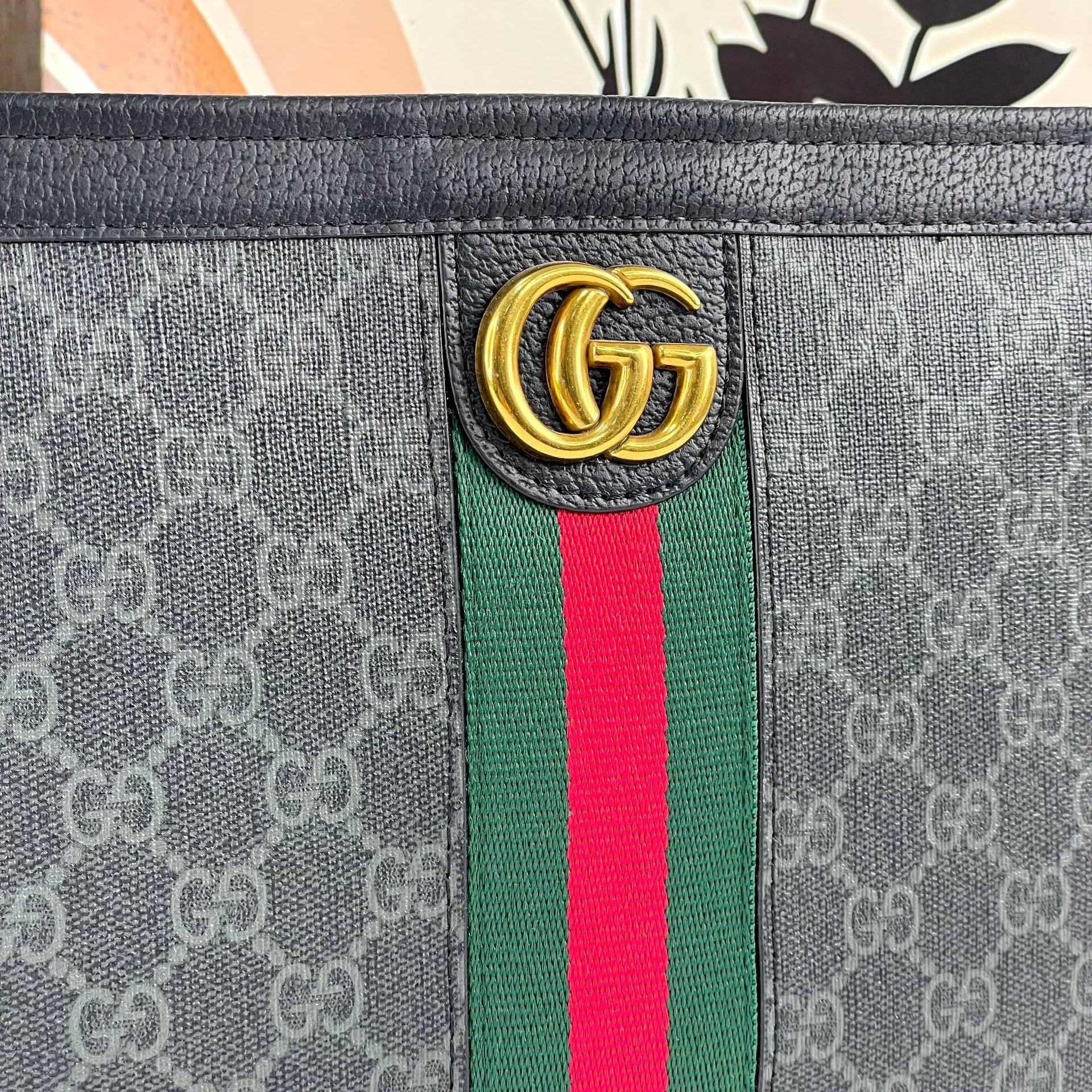 Gucci Ophidia GG Supreme Monogram Pouch with Web Stripe 👜🇮🇹✨