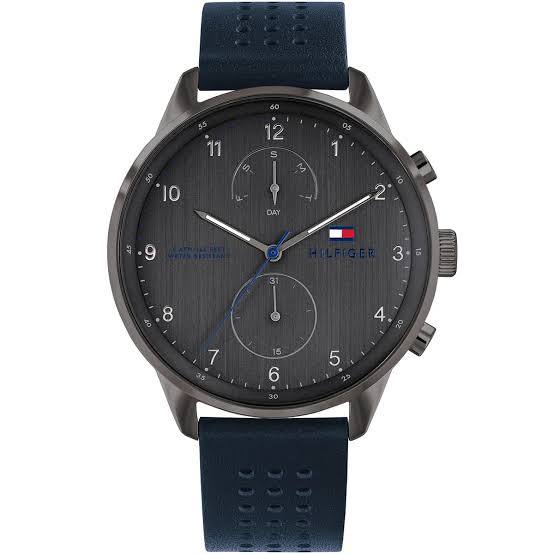 Tommy Hilfiger Blue & Gray Dial Watch ⌚💙⏱️