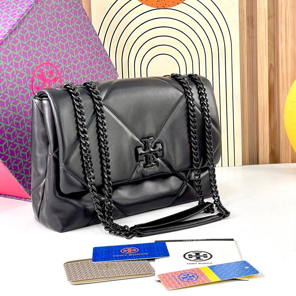 Tory Burch Black Quilted Bag 🖤👜