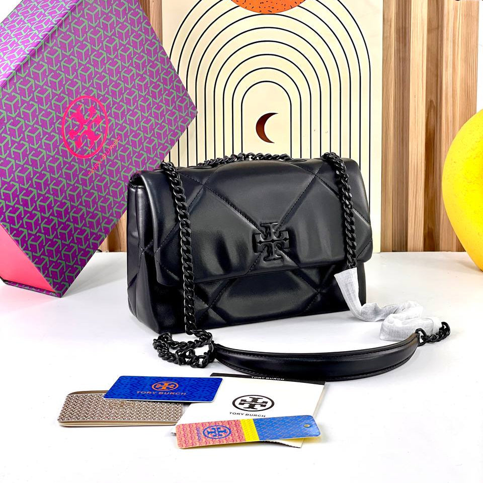 Tory Burch Black Quilted Bag 🖤👜