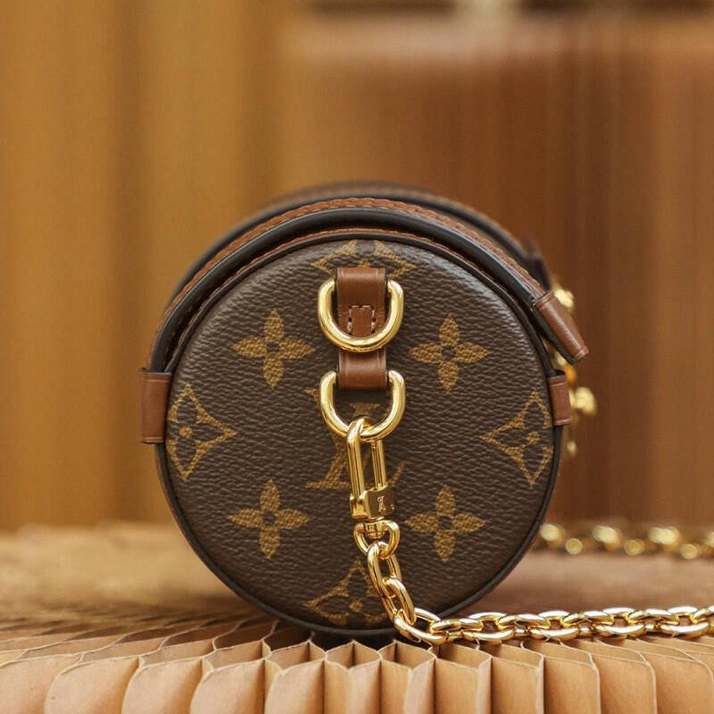 Louis Vuitton Monogram Cylinder Bag with Gold-Tone Hardware 👜✨