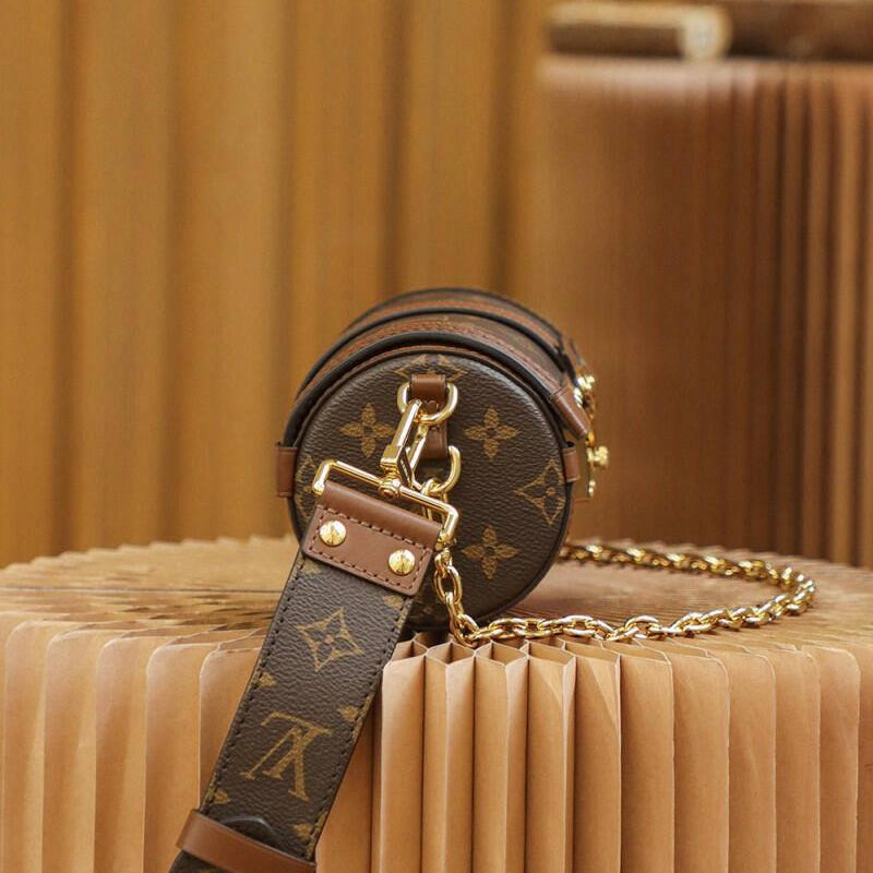 Louis Vuitton Monogram Cylinder Bag with Gold-Tone Hardware 👜✨