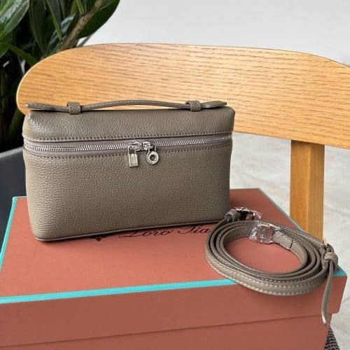 Loro Piana Leather Vanity Bag with Detachable Strap 👜✨