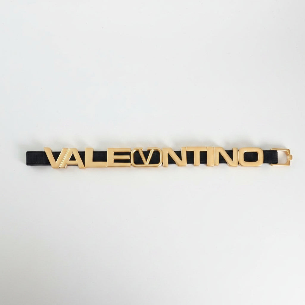 Valentino Garavani Logo Belt with Gold Tone Hardware ✨👜