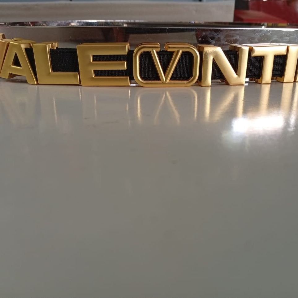 Valentino Garavani Logo Belt with Gold Tone Hardware ✨👜