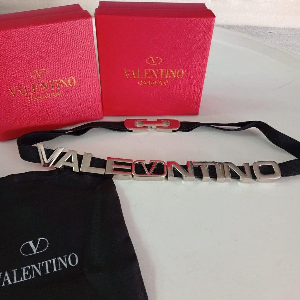 Valentino Garavani Logo Belt with Gold Tone Hardware ✨👜
