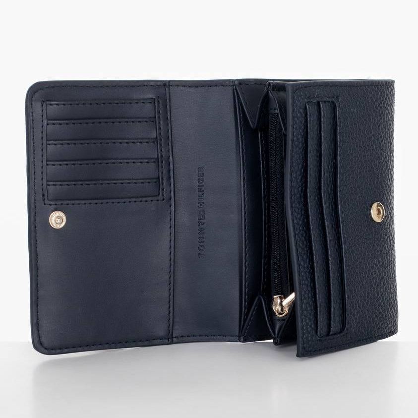 Tommy Hilfiger Iconic Stripe Women's Wallet with Gold TH Logo 👛✨