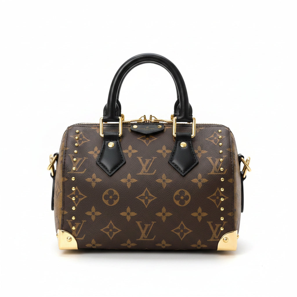 Louis Vuitton Monogram Studded Petite Handbag