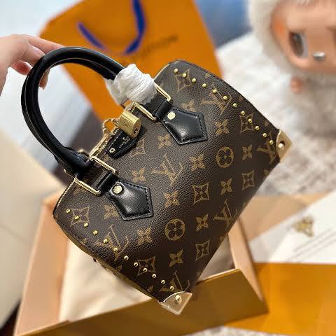 Louis Vuitton Monogram Studded Petite Handbag