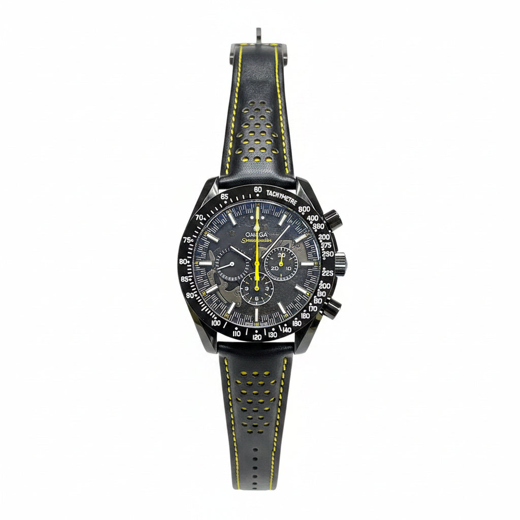 Omega Speedmaster Super Racing Chronograph with Perforated Leather