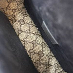 Gucci Dionysus GG Supreme Canvas Shoulder Bag with Tiger Closure