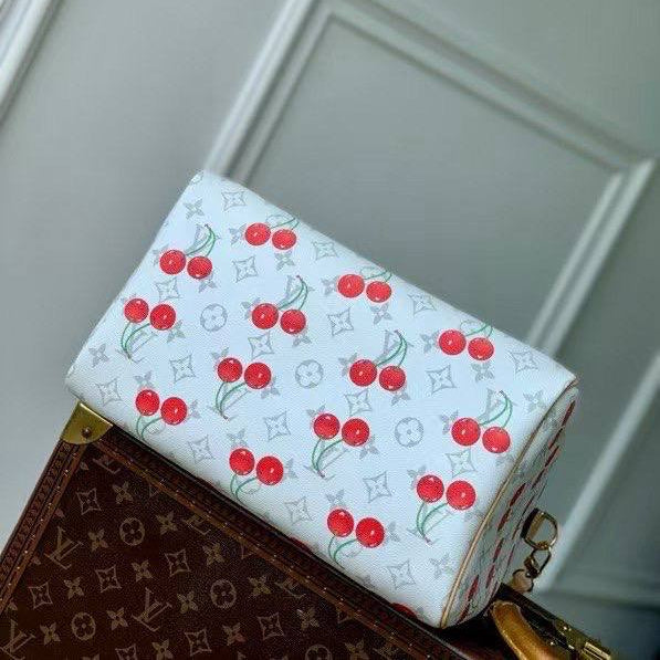 Louis Vuitton Cherry Print Monogram Handbag