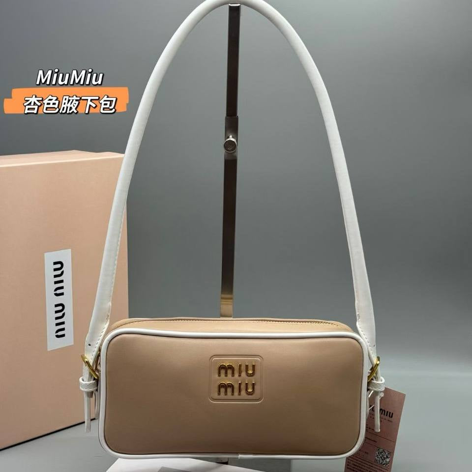 Miu Miu Contrast Trim Shoulder Bag