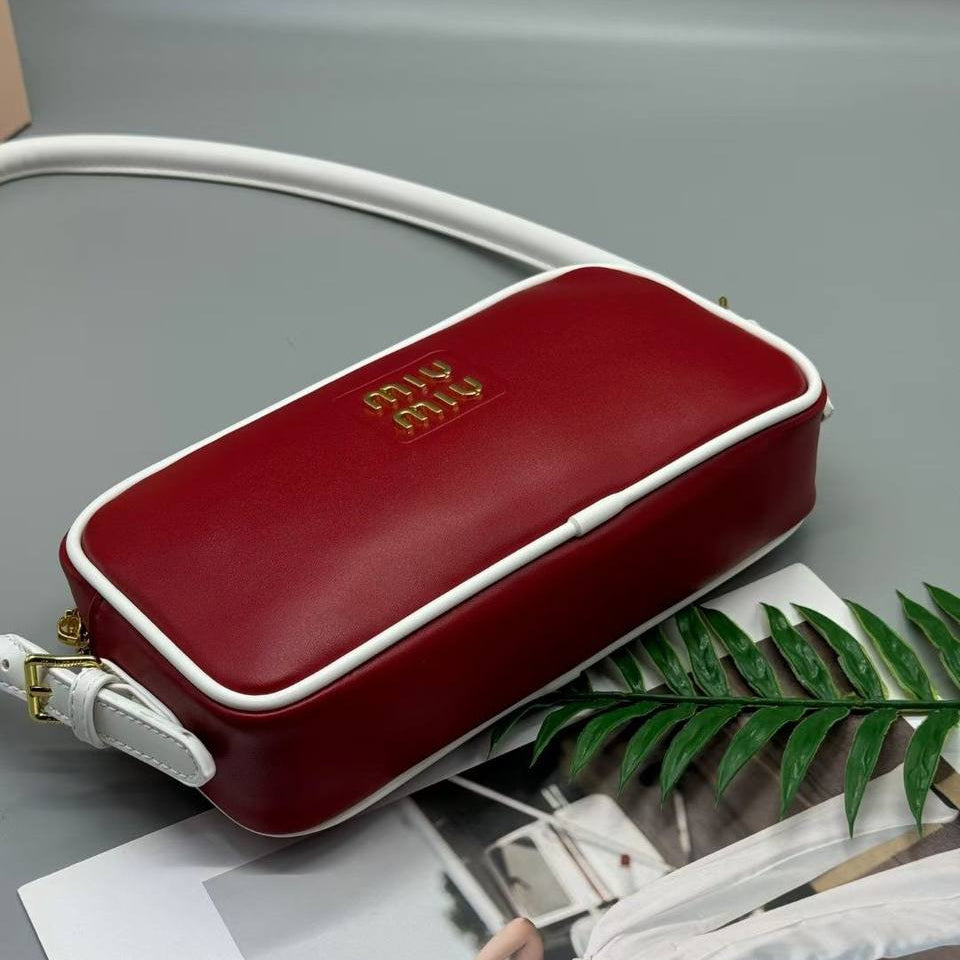 Miu Miu Contrast Trim Shoulder Bag