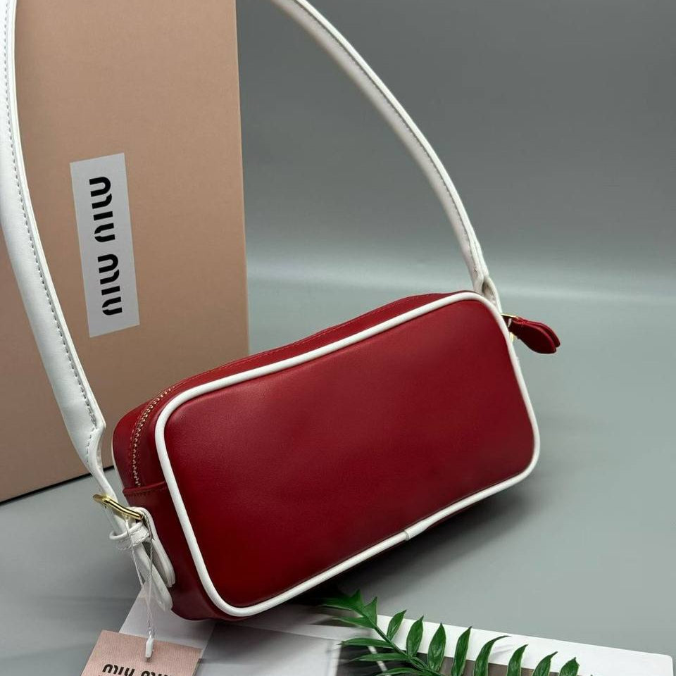 Miu Miu Contrast Trim Shoulder Bag
