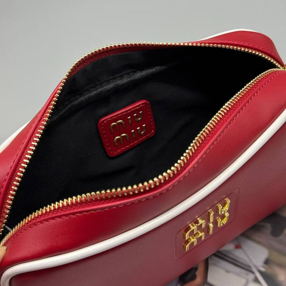 Miu Miu Contrast Trim Shoulder Bag