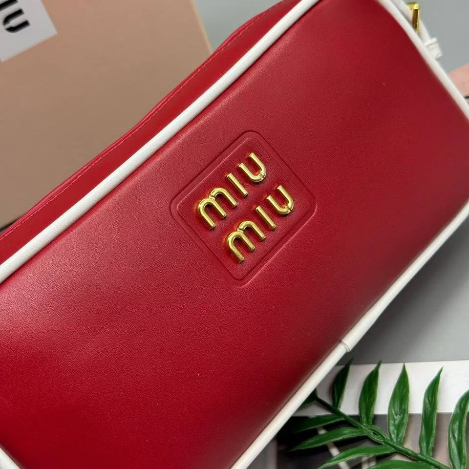 Miu Miu Contrast Trim Shoulder Bag
