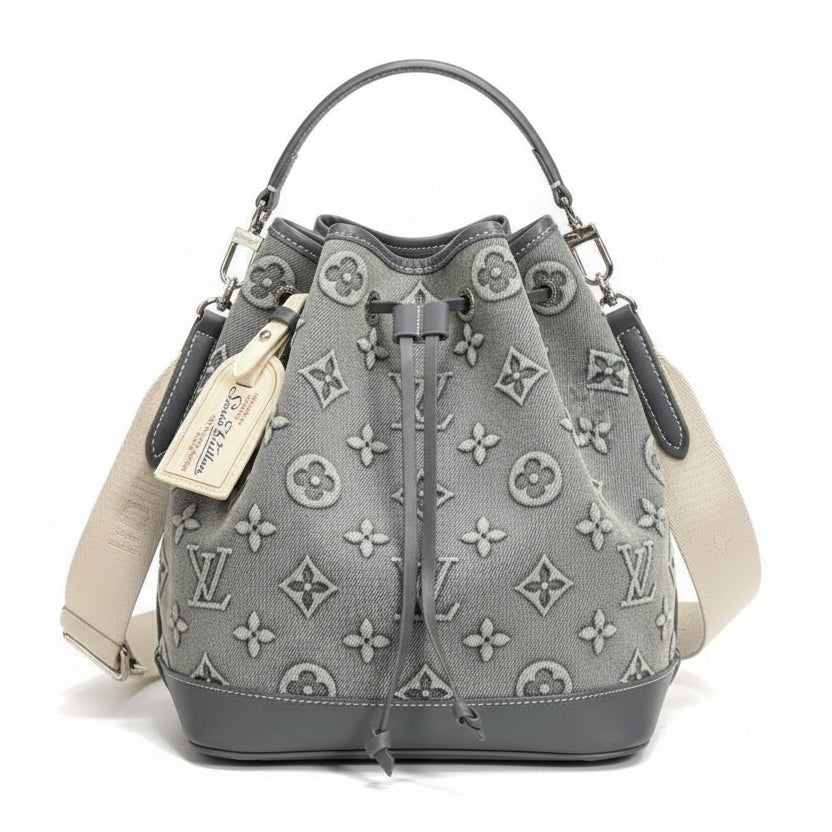 Louis Vuitton Monogram Denim NeoNoe MM Bucket Bag
