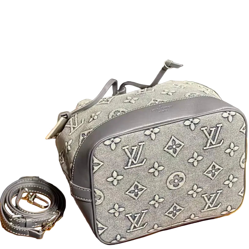 Louis Vuitton Monogram Denim NeoNoe MM Bucket Bag