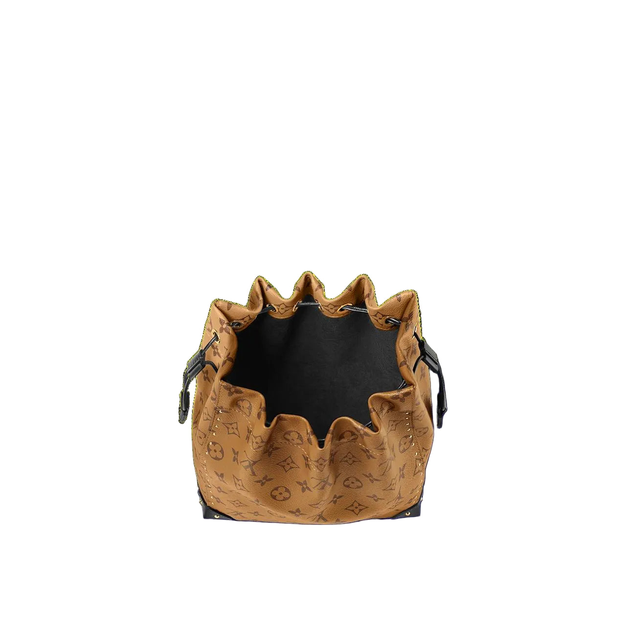 LOUIS VUITTON Monogram Bag 👜 Brown, Black & Gold Accent