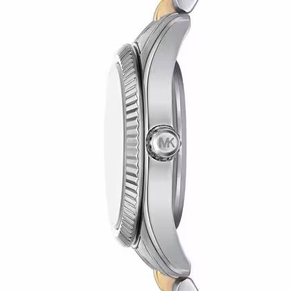 Michael Kors Women's Watch: Silver, Gold & Blue ⌚✨🔵