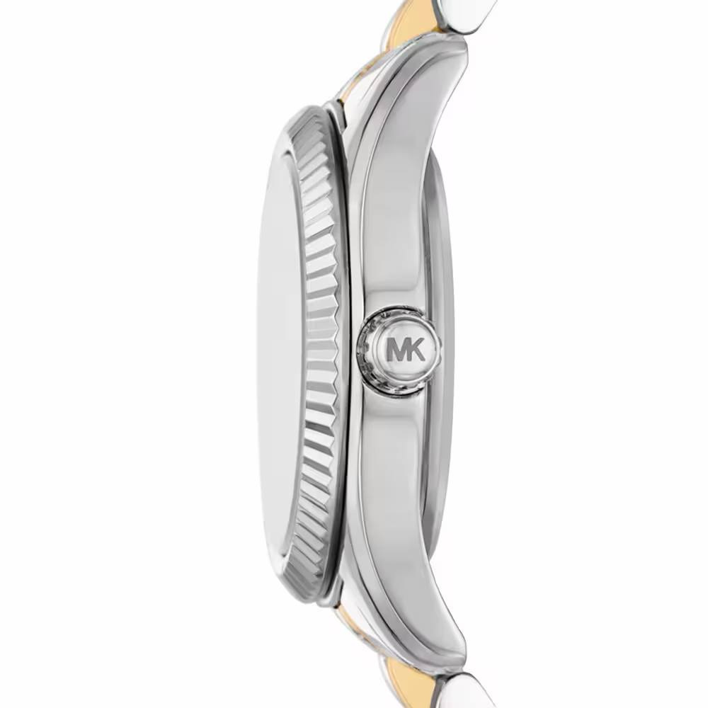 Michael Kors Women's Watch: Silver, Gold & Blue ⌚✨🔵