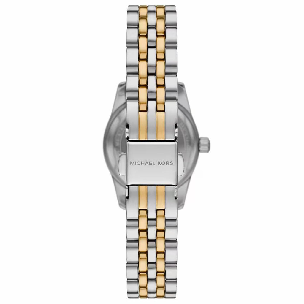 Michael Kors Women's Watch: Silver, Gold & Blue ⌚✨🔵
