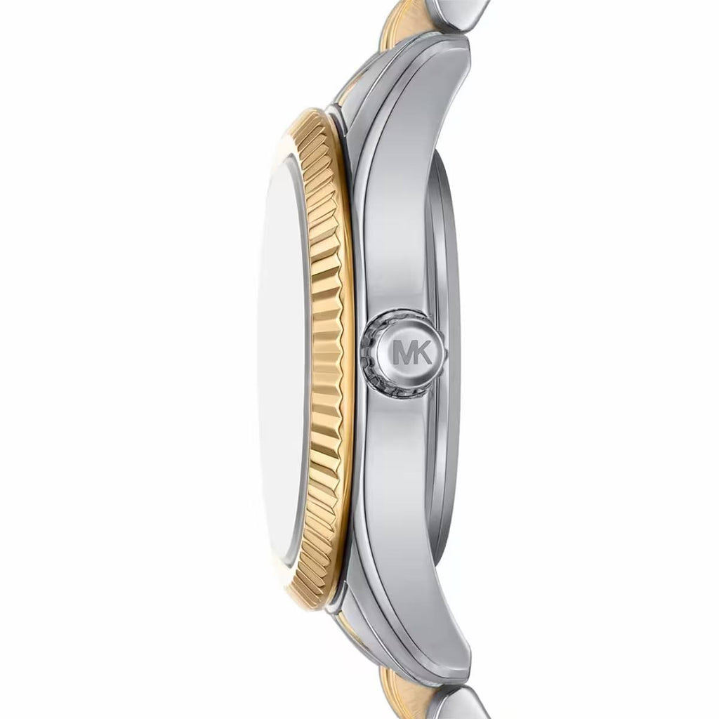 Michael Kors Women's Watch: Silver, Gold & Blue ⌚✨🔵
