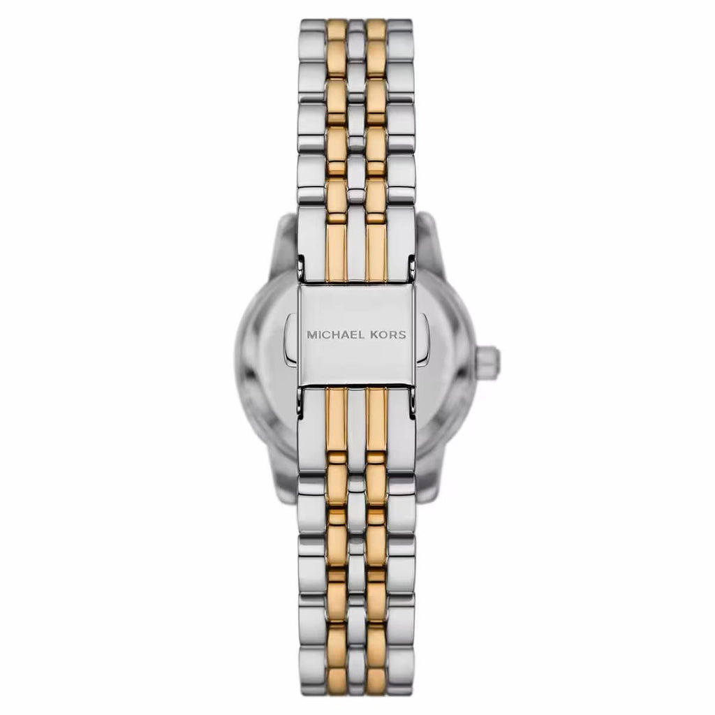 Michael Kors Women's Watch: Silver, Gold & Blue ⌚✨🔵